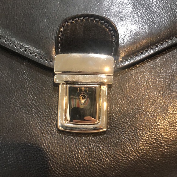 NWT BRIEFCASE TIME RESISTANCE “MAGUS” BLACK LEATHER - Still on brand website! - Picture 2 of 10